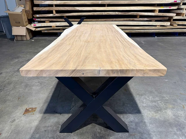 Suar boomstamtafel 220 cm. - afbeelding 4 van  4