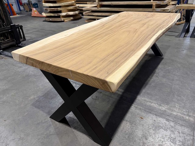 Suar boomstamtafel 240 cm. - afbeelding 1 van  4