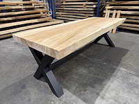 Suar boomstamtafel 240 cm. - afbeelding 1 van  3