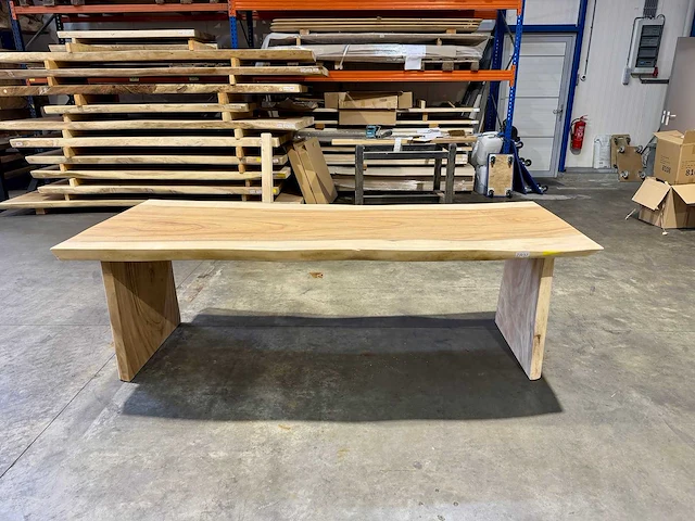 Suar boomstamtafel 240 cm. - afbeelding 3 van  3