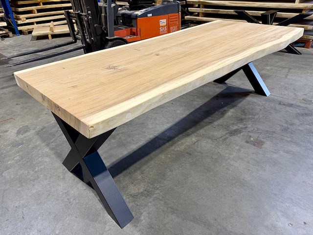 Suar boomstamtafel 250 cm. - afbeelding 1 van  3