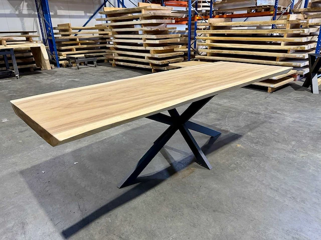 Suar boomstamtafel 250 cm. - afbeelding 2 van  5
