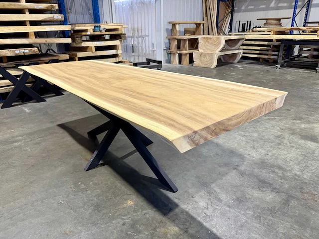 Suar boomstamtafel 250 cm. - afbeelding 4 van  5