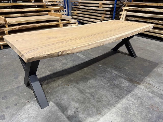 Suar boomstamtafel 260 cm. - afbeelding 1 van  3