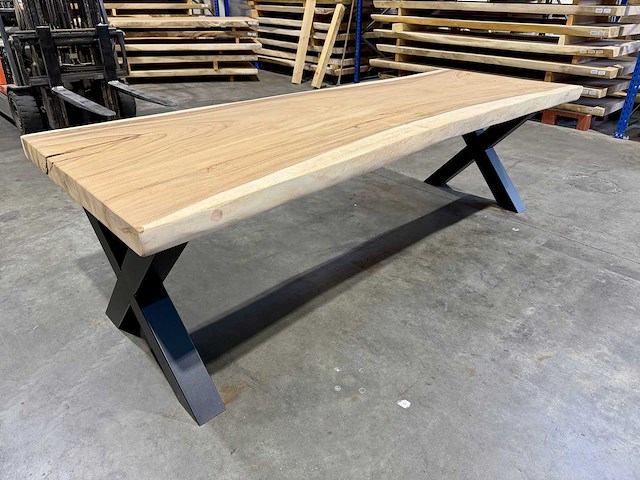 Suar boomstamtafel 260 cm. - afbeelding 1 van  3