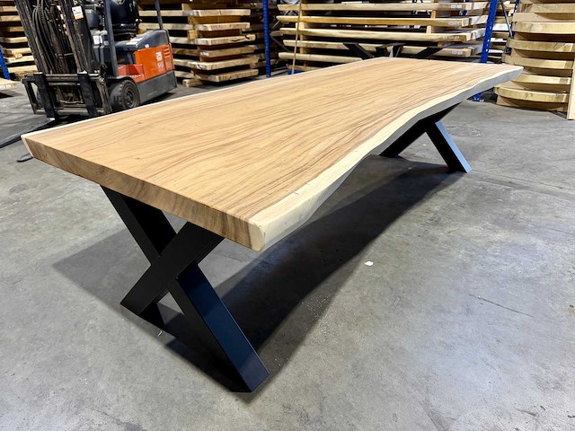 Suar boomstamtafel 280 cm. - afbeelding 1 van  3