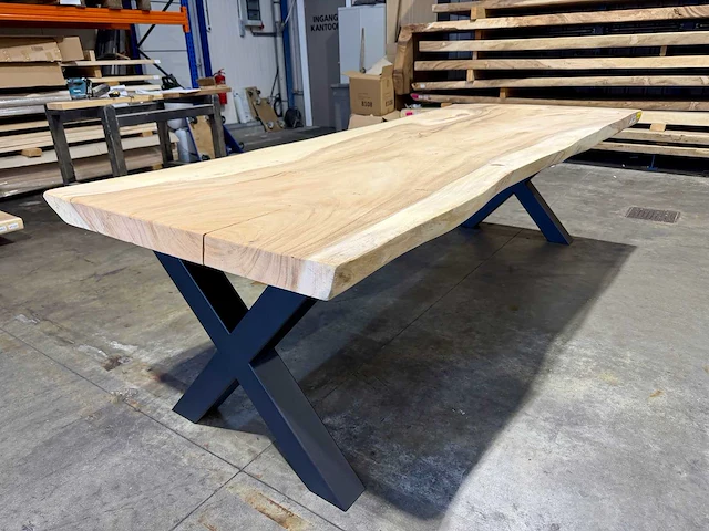 Suar boomstamtafel 280 cm. - afbeelding 1 van  4
