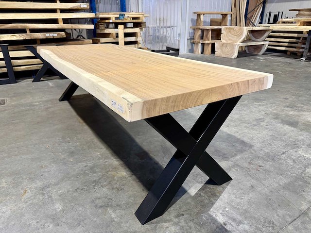 Suar boomstamtafel 280 cm. - afbeelding 1 van  4
