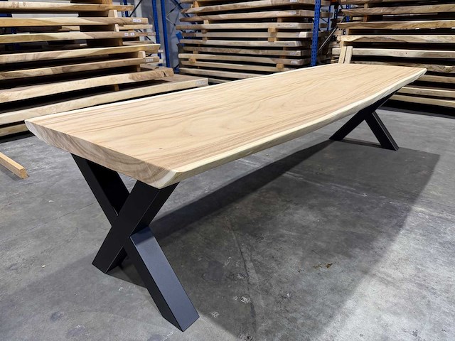 Suar boomstamtafel 300 cm. - afbeelding 1 van  4