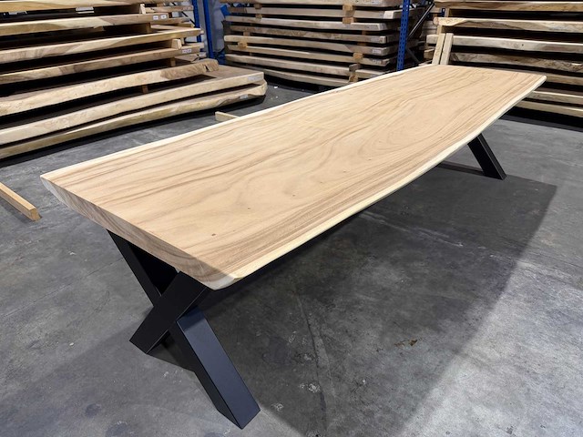 Suar boomstamtafel 300 cm. - afbeelding 3 van  4