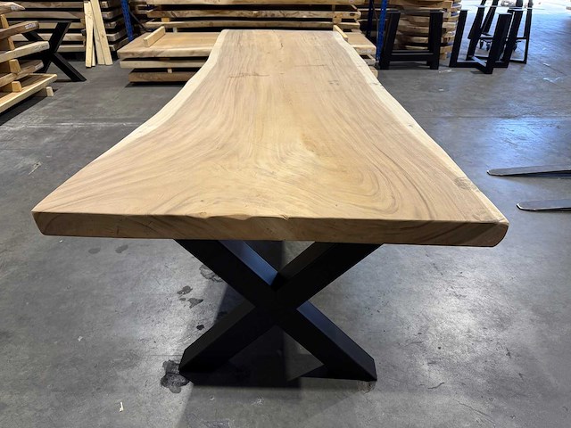 Suar boomstamtafel 300 cm - afbeelding 4 van  5