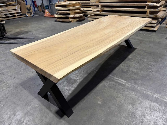 Suar boomstamtafel 300 cm. - afbeelding 3 van  4