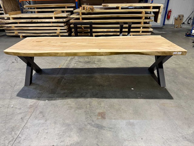 Suar boomstamtafel 300 cm. - afbeelding 2 van  2