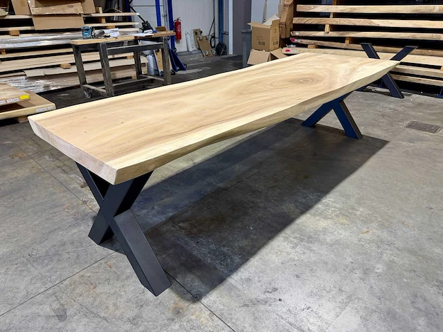 Suar boomstamtafel 300 cm. - afbeelding 1 van  4
