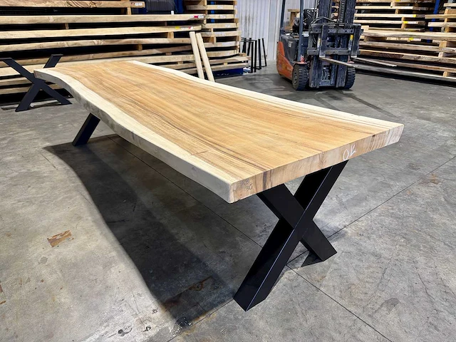 Suar boomstamtafel 300 cm. - afbeelding 3 van  4