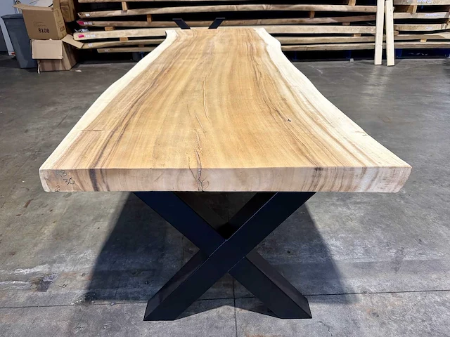 Suar boomstamtafel 300 cm. - afbeelding 4 van  4