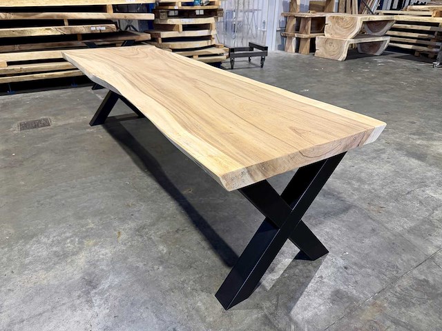 Suar boomstamtafel 300 cm. - afbeelding 2 van  5