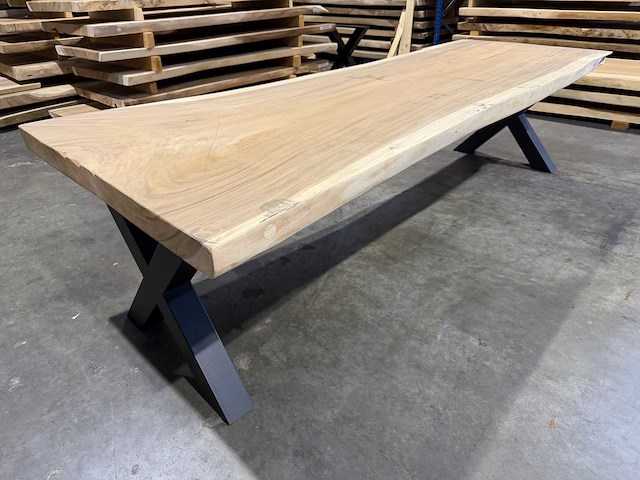 Suar boomstamtafel 300 cm - afbeelding 1 van  5