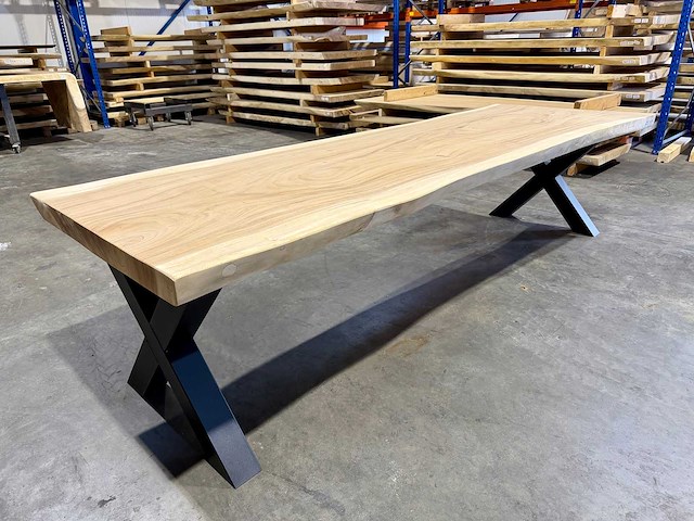 Suar boomstamtafel 300 cm. - afbeelding 1 van  4