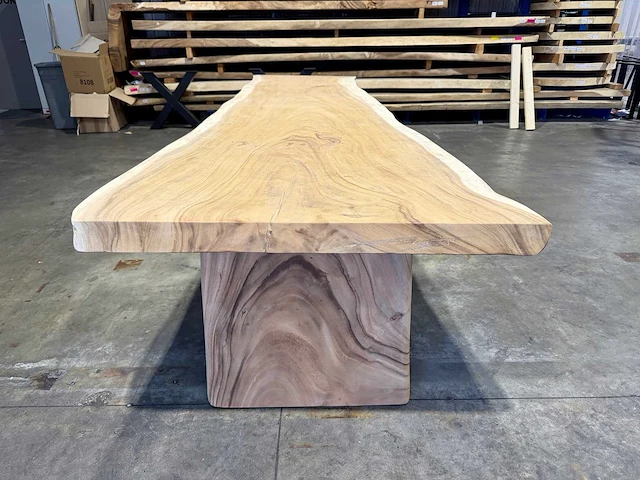 Suar boomstamtafel 350 cm. - afbeelding 3 van  5