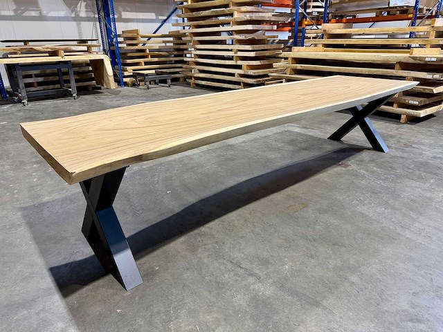 Suar boomstamtafel 350 cm. - afbeelding 1 van  4