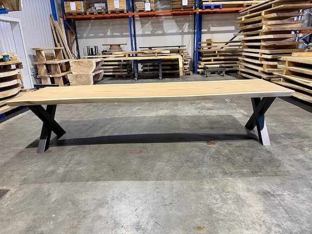 Suar boomstamtafel 350 cm. - afbeelding 3 van  4