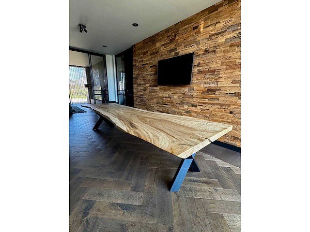 Suar boomstamtafel 365 cm. - afbeelding 1 van  4