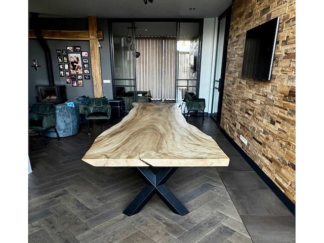 Suar boomstamtafel 365 cm. - afbeelding 4 van  4