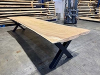 Suar boomstamtafel 400 cm. - afbeelding 3 van  5