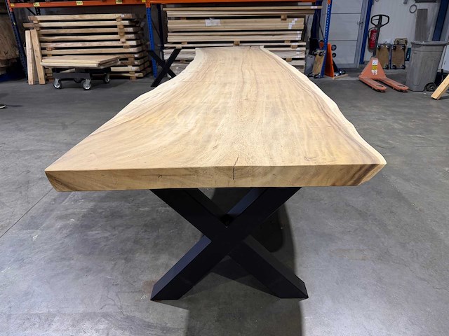 Suar boomstamtafel 500 cm. - afbeelding 3 van  5