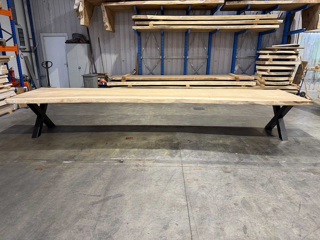 Suar boomstamtafel 500 cm. - afbeelding 4 van  5
