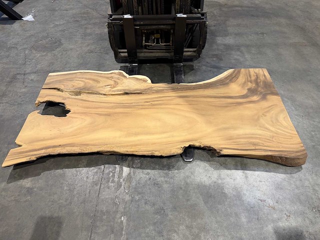 Suar boomstamtafelblad 212 cm - afbeelding 3 van  3