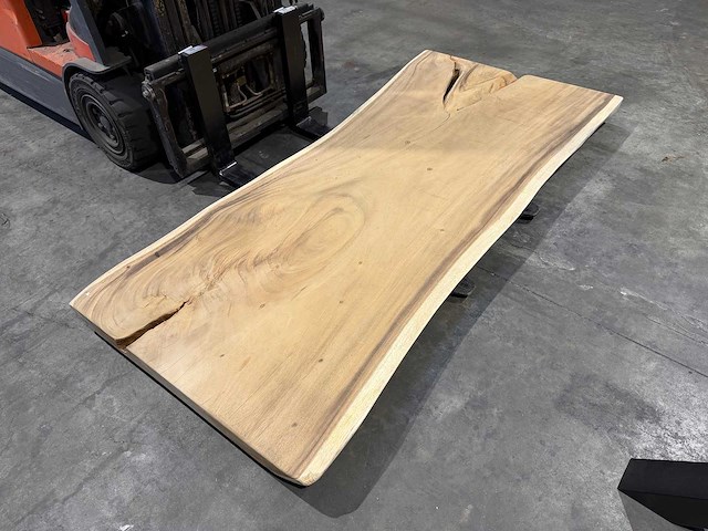 Suar boomstamtafelblad 220 cm - afbeelding 1 van  3
