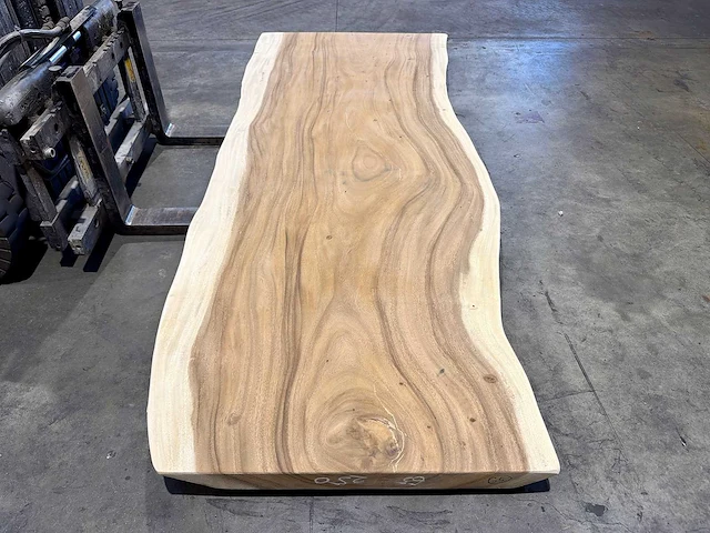 Suar boomstamtafelblad 250 cm. - afbeelding 2 van  2