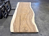Suar boomstamtafelblad 250 cm. - afbeelding 2 van  2