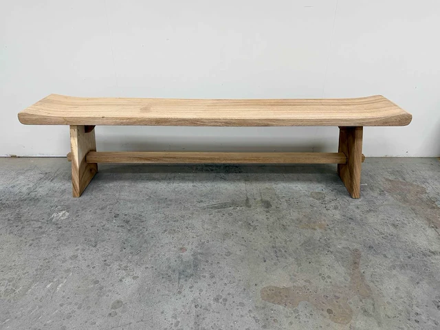 Suar houten bank 180 cm - afbeelding 1 van  3