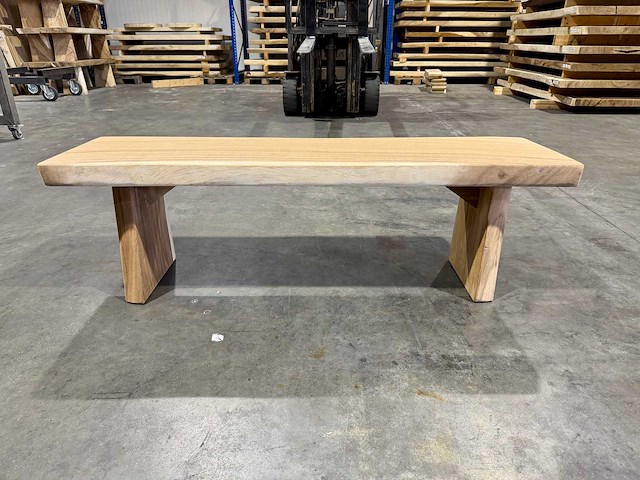 Suar houten bankje 150 cm. - afbeelding 1 van  2