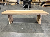 Suar houten bankje 150 cm.