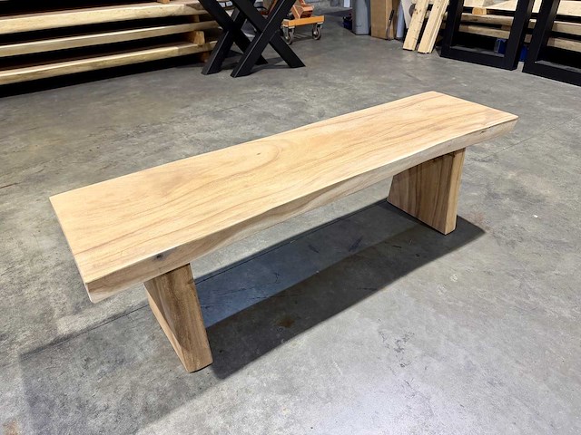 Suar houten bankje 150 cm. - afbeelding 3 van  3