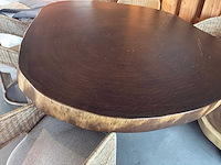 Suar houten eetkamertafel - afbeelding 11 van  11