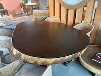Suar houten eetkamertafel - afbeelding 4 van  11