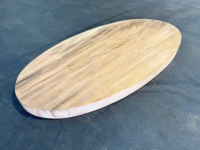 Suar ovaal tafelblad - afbeelding 2 van  2
