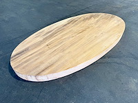 Suar ovaal tafelblad - afbeelding 2 van  2