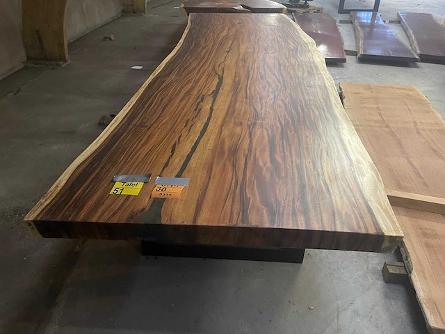 Suar tafel 4000x1200x80mm - afbeelding 2 van  3