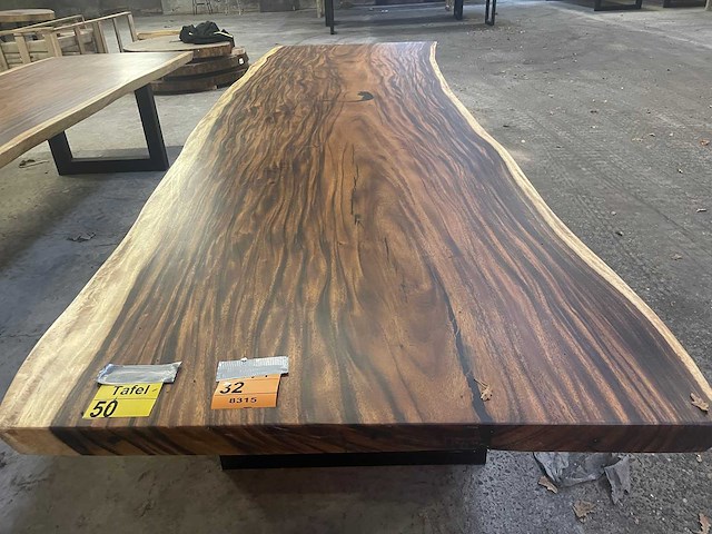 Suar tafel 4000x1200x80mm - afbeelding 2 van  3