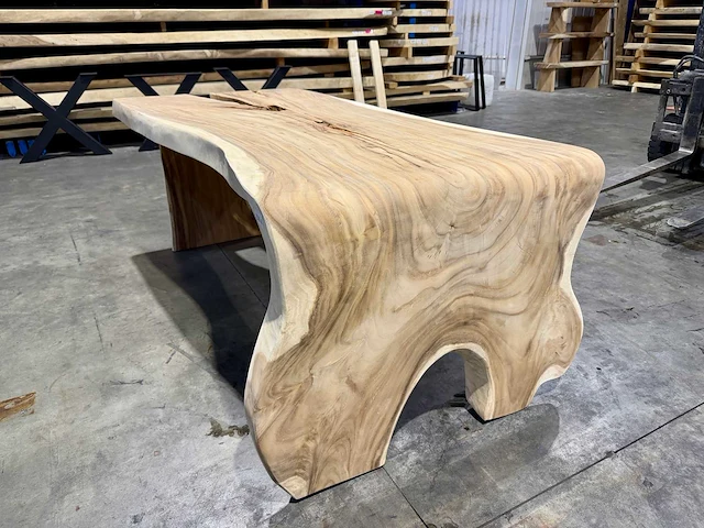 Suar waterval tafel 200 cm - afbeelding 3 van  4