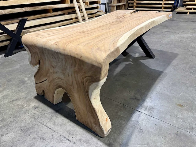 Suar waterval tafel 210 cm - afbeelding 1 van  3