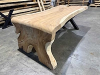 Suar waterval tafel 210 cm
