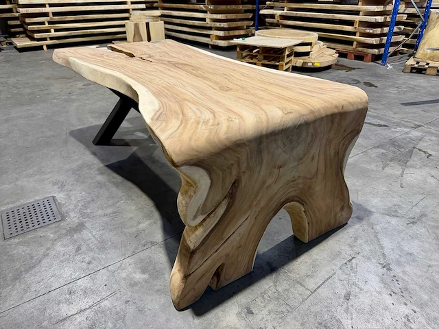 Suar waterval tafel 210 cm - afbeelding 2 van  3