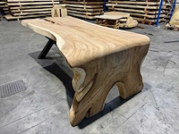 Suar waterval tafel 210 cm - afbeelding 2 van  3